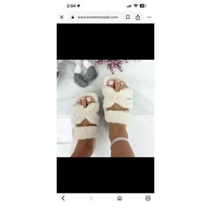 So Me Slip On (Off White) Sliders size 9, nwot (read description)